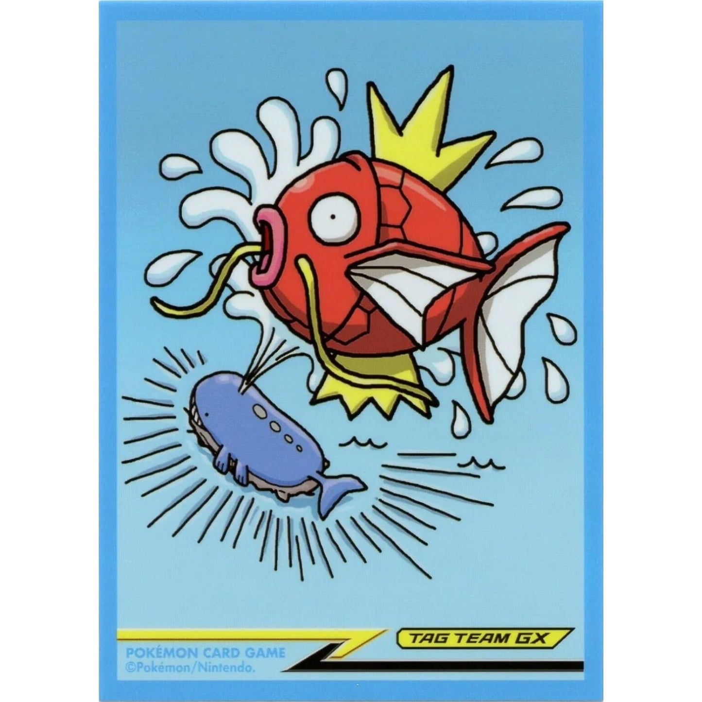 Image for Pokemon TCG: Pokemon Center Japan Exclusive Card Sleeves - Magikarp & Wailord Tag Team GX (64-Pack) - Card Sleeves