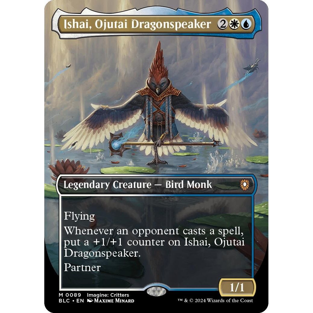 Image for Ishai, Ojutai Dragonspeaker (Borderless) (89) (BLC) - Magic: The Gathering