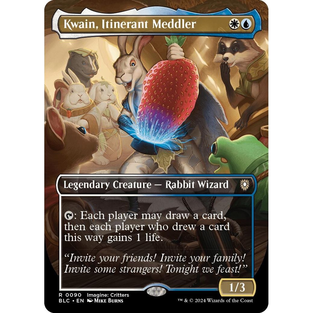 Image for Kwain, Itinerant Meddler (Borderless) (90) (BLC) - Magic: The Gathering