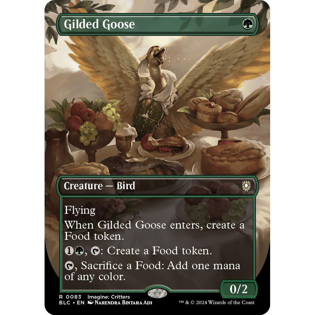 Image for Gilded Goose (Borderless) (83) (BLC) - Magic: The Gathering