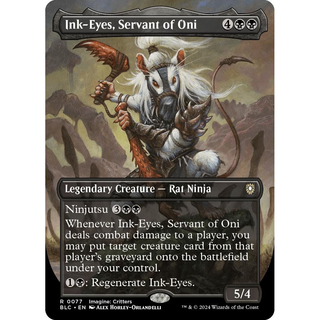 Image for Ink-Eyes, Servant of Oni (Borderless) (77) (BLC) - Magic: The Gathering