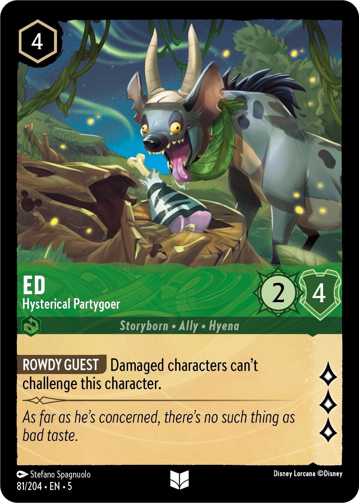 Image for Ed - Hysterical Partygoer (81/204) (5) - Disney Lorcana
