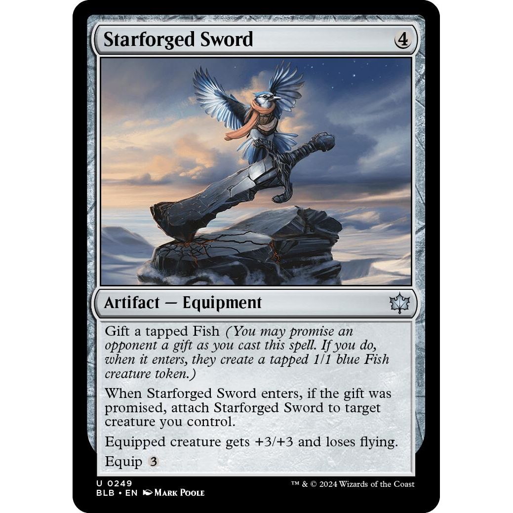 Image for Starforged Sword (249) (BLB) - Magic: The Gathering