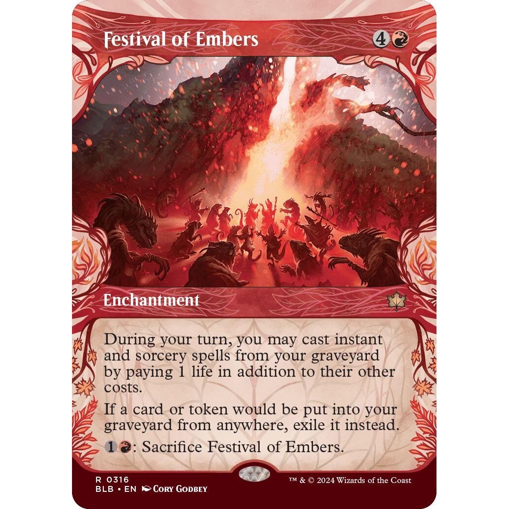Image for Festival of Embers (Showcase) (316) (BLB) - Magic: The Gathering