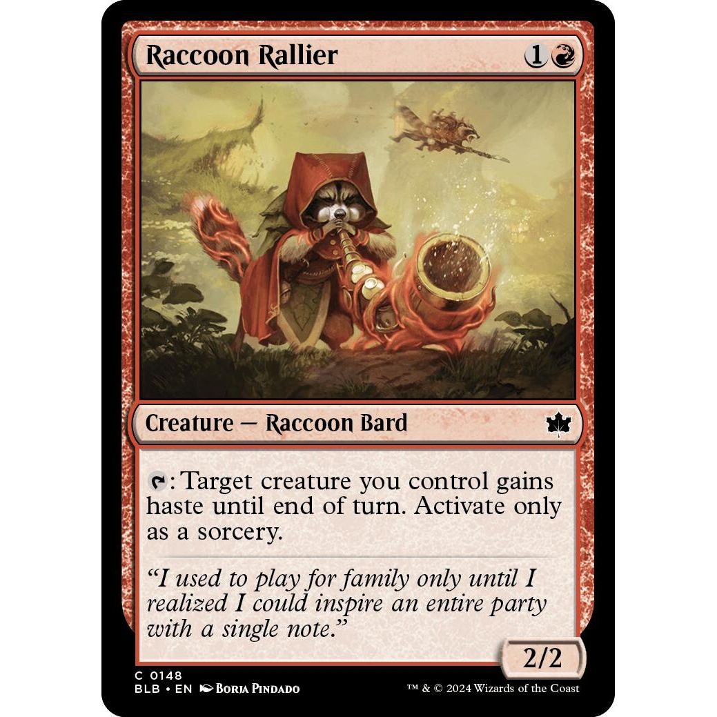 Image for Raccoon Rallier (148) (BLB) - Magic: The Gathering