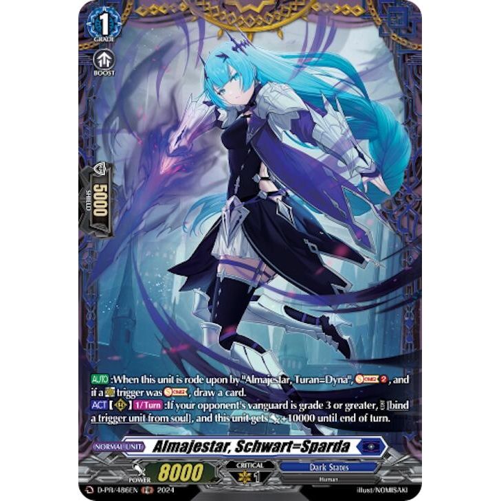 Image for Almajestar, Schwart=Sparda (D-PR/486EN) (D-PR) - Cardfight Vanguard
