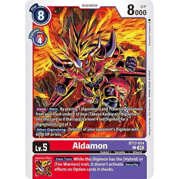 Image for Aldamon (BT17-014 C) (BT17) - Digimon Card Game