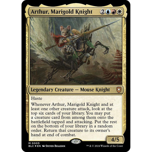 Image for Arthur, Marigold Knight (5) (BLC) - Magic: The Gathering