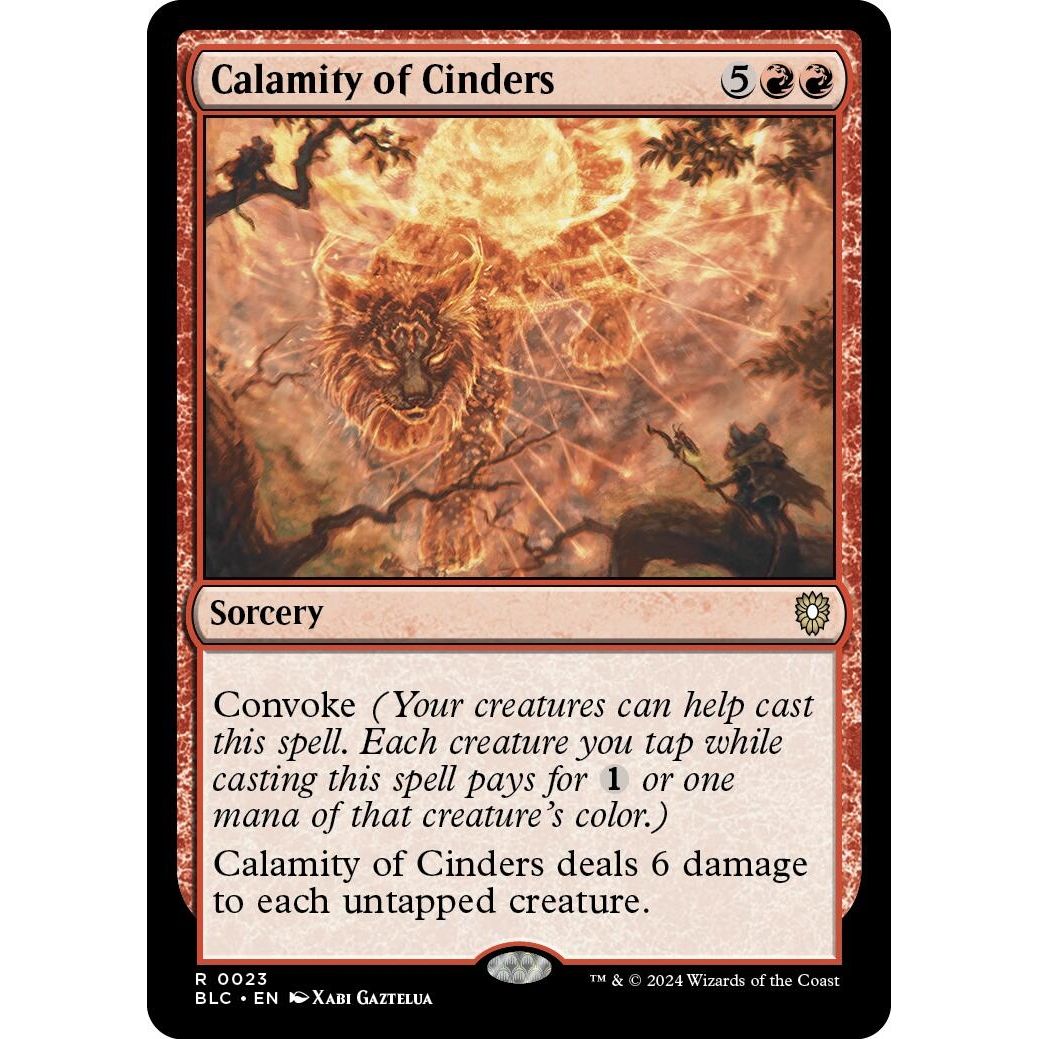 Image for Calamity of Cinders (23) (BLC) - Magic: The Gathering