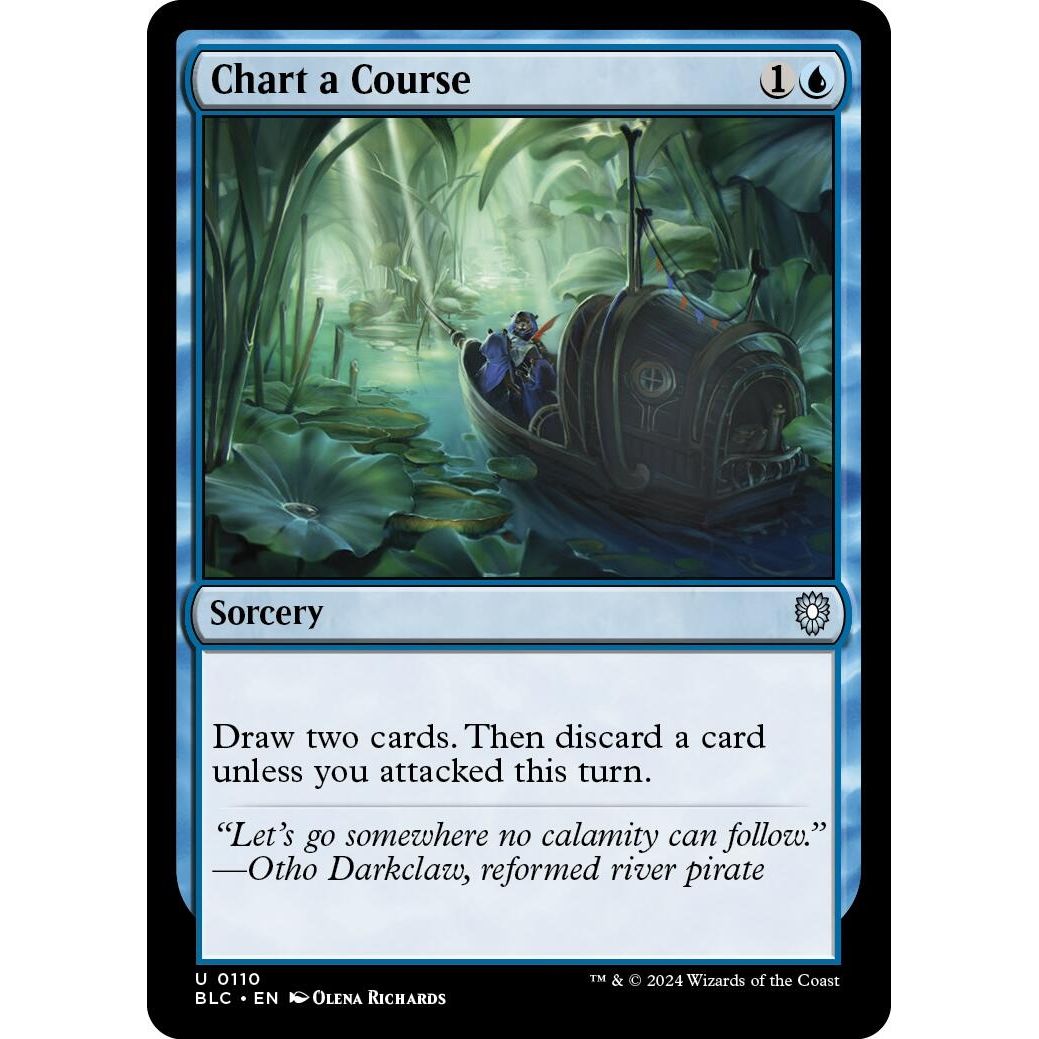 Image for Chart a Course (110) (BLC) - Magic: The Gathering