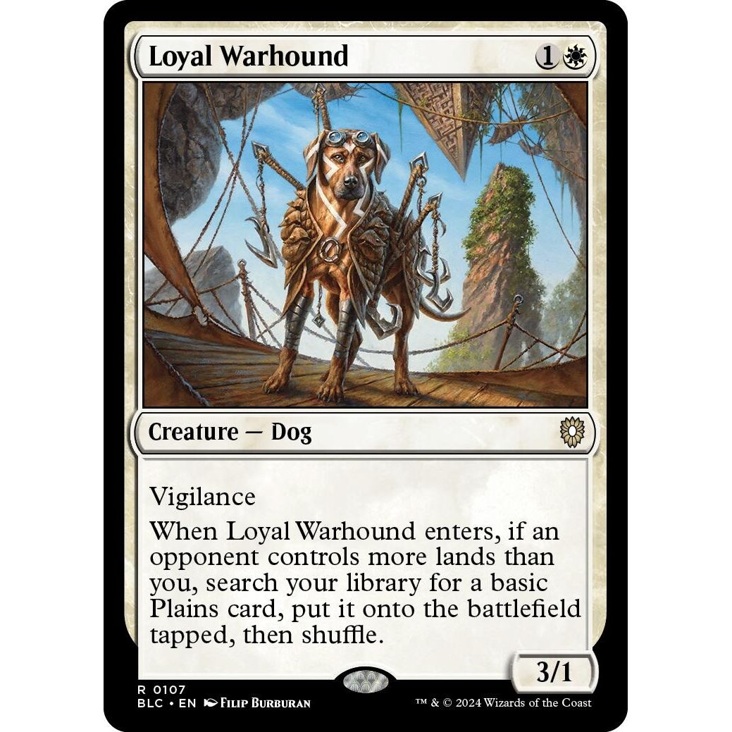 Image for Loyal Warhound (107) (BLC) - Magic: The Gathering