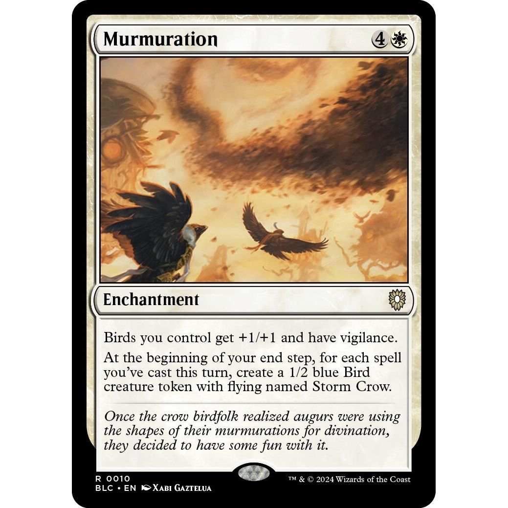 Image for Murmuration (10) (BLC) - Magic: The Gathering