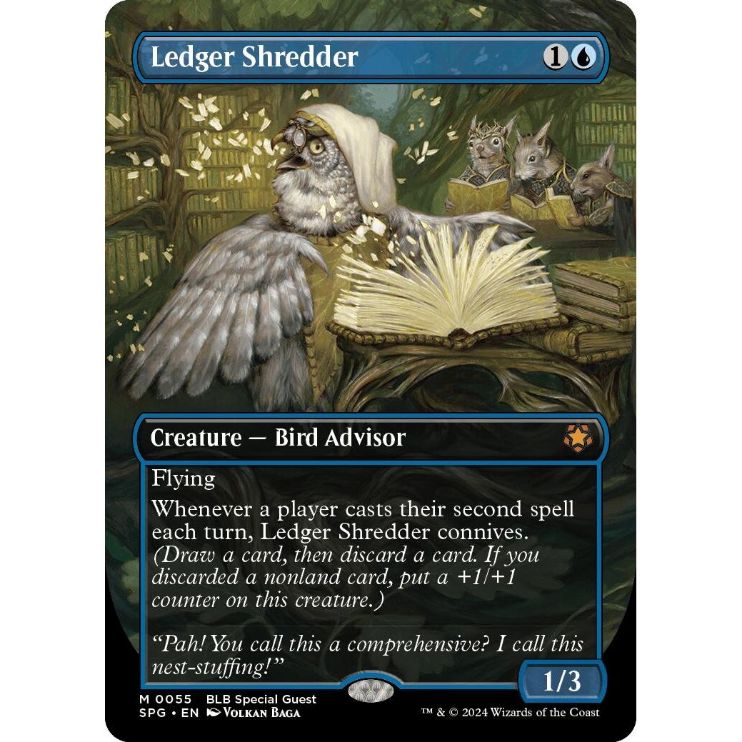Image for Ledger Shredder (Borderless) (55) (SPG) - Magic: The Gathering