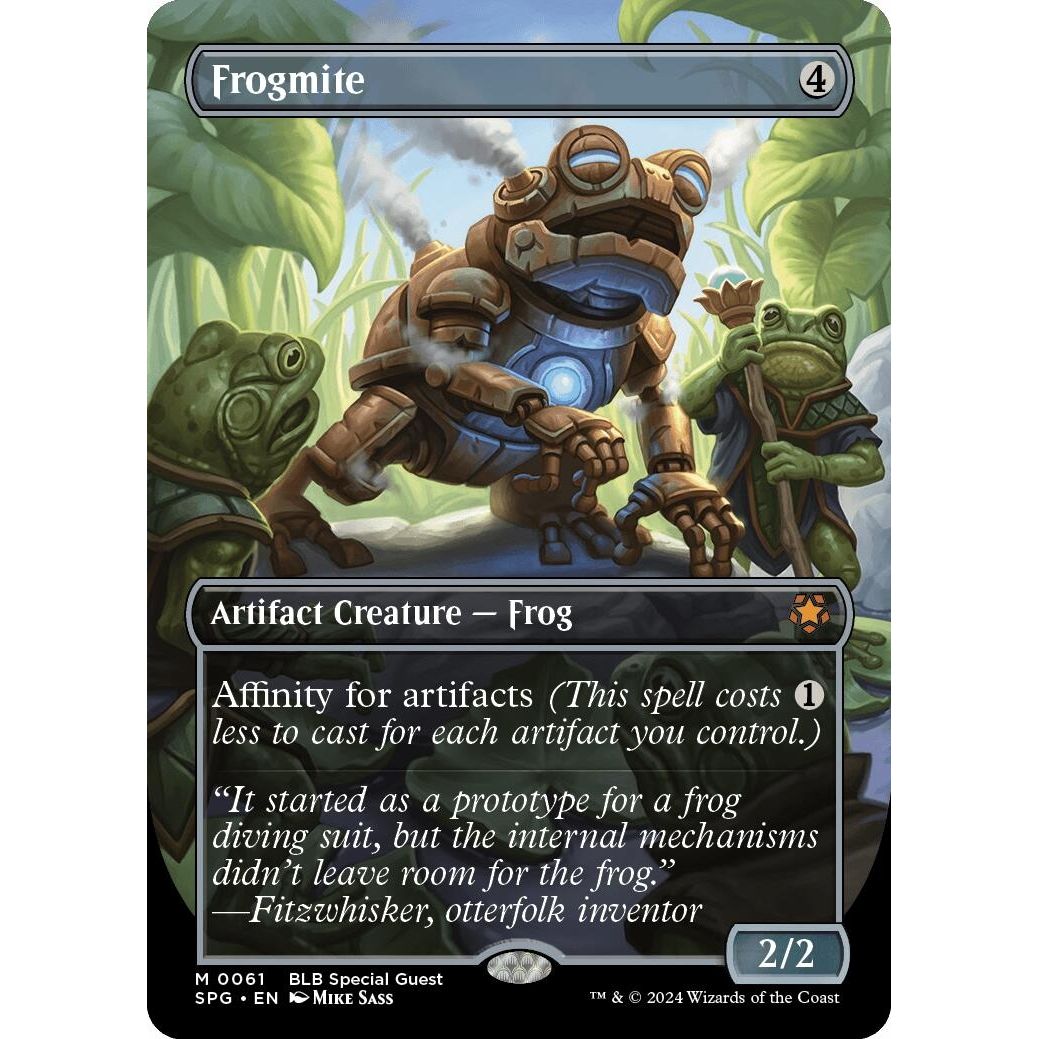 Image for Frogmite (Borderless) (61) (SPG) - Magic: The Gathering