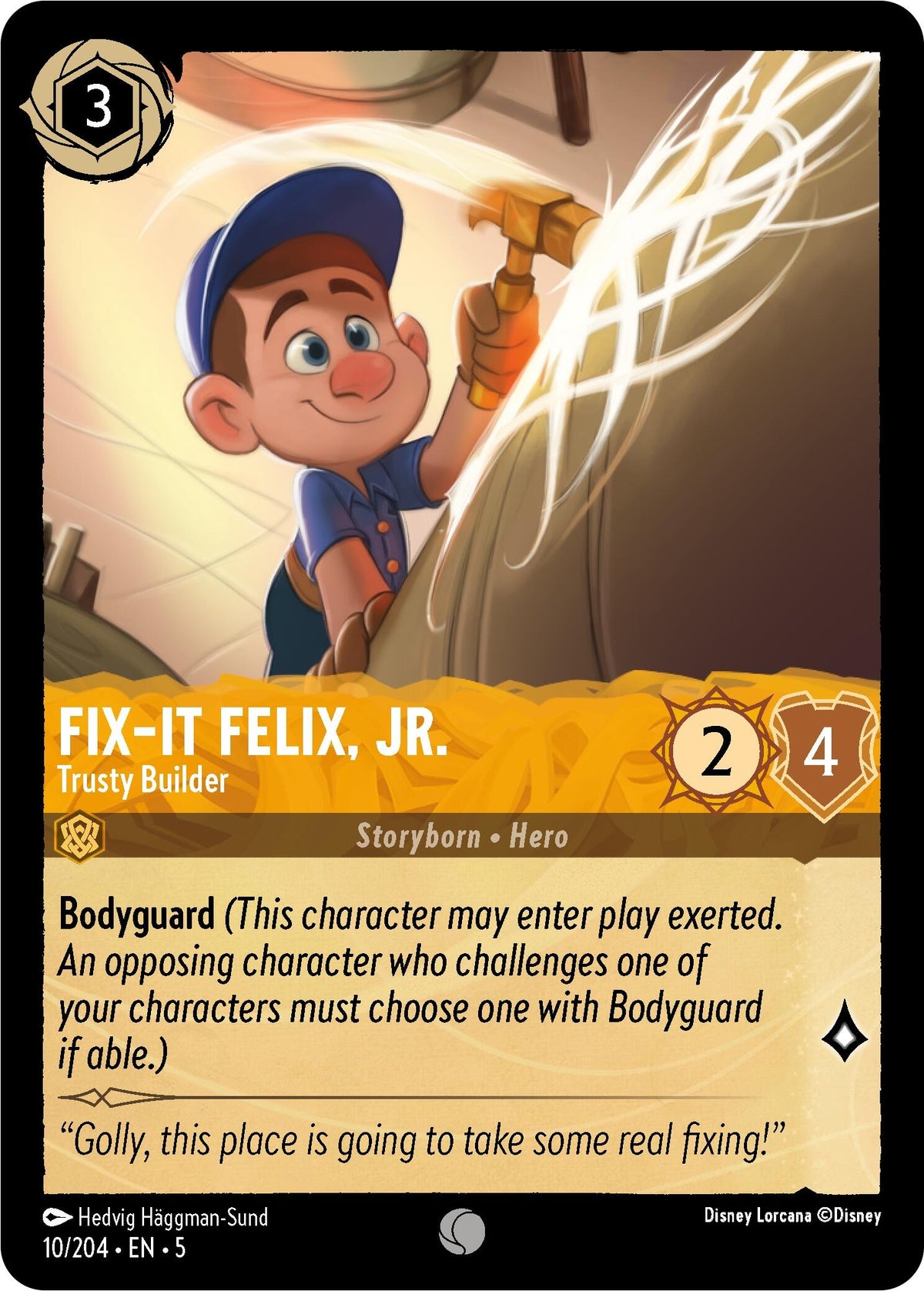 Image for Fix-It Felix, Jr. - Trusty Builder (10/204) (5) - Disney Lorcana