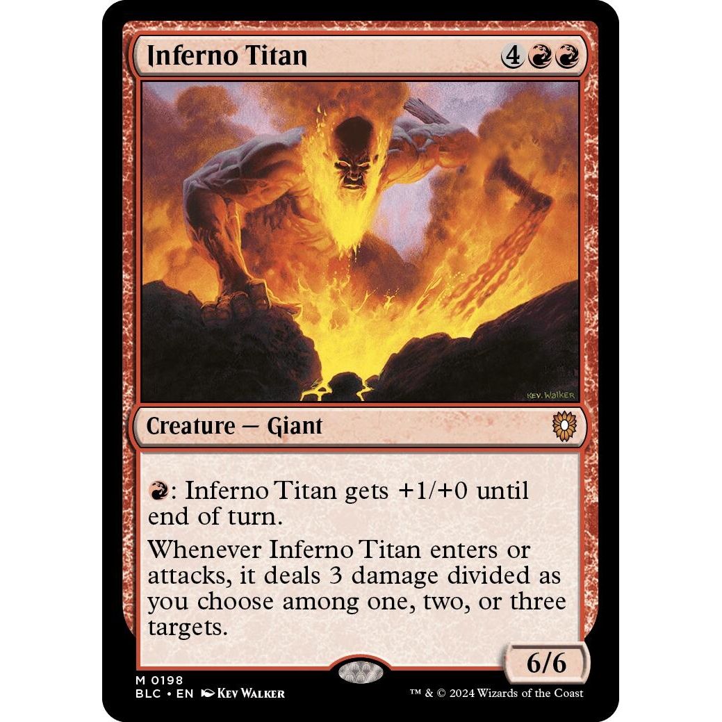 Image for Inferno Titan (198) (BLC) - Magic: The Gathering