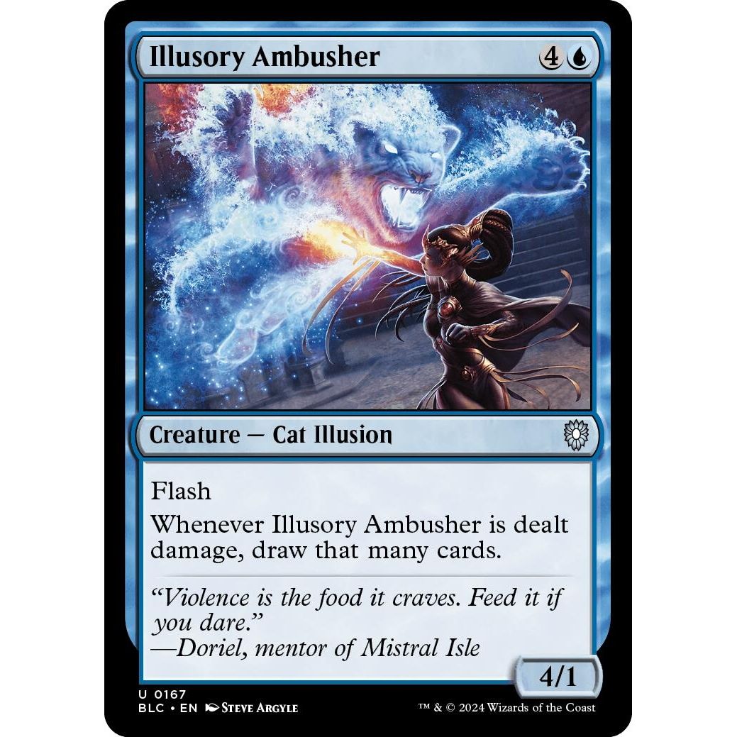 Image for Illusory Ambusher (167) (BLC) - Magic: The Gathering