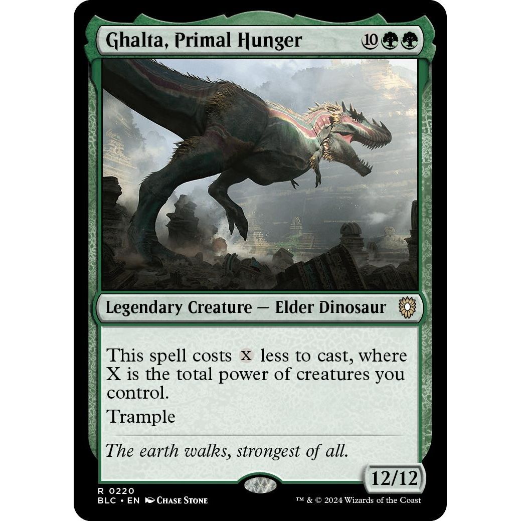 Image for Ghalta, Primal Hunger (220) (BLC) - Magic: The Gathering