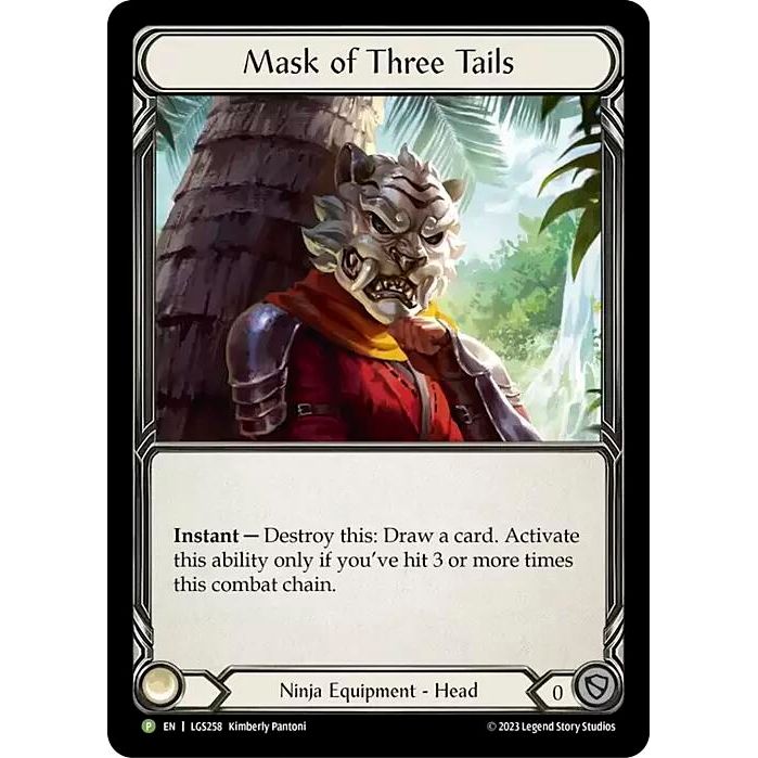 Image for Mask of Three Tails - LGS258 (LGS258) (PR) - Flesh and Blood TCG