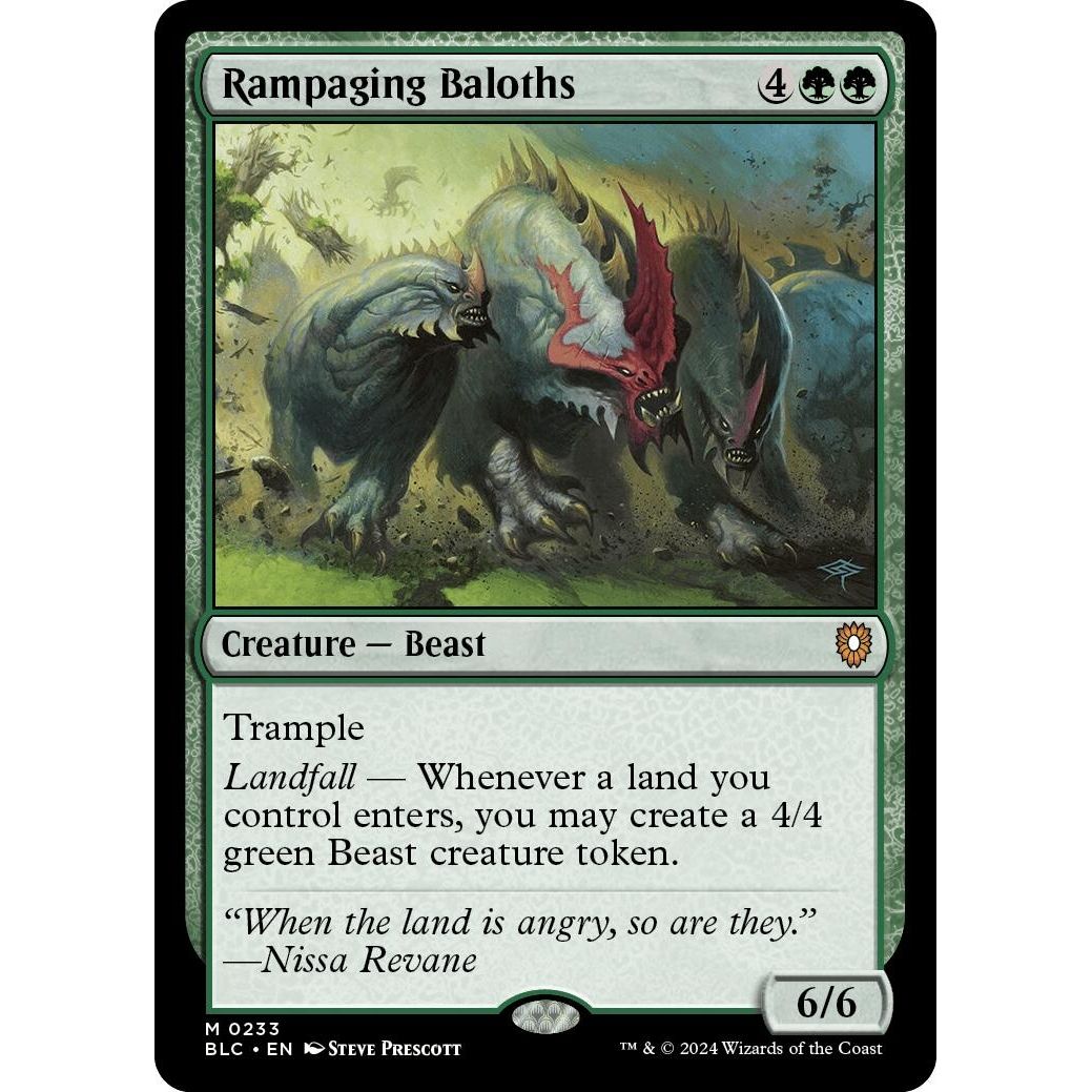 Image for Rampaging Baloths (233) (BLC) - Magic: The Gathering