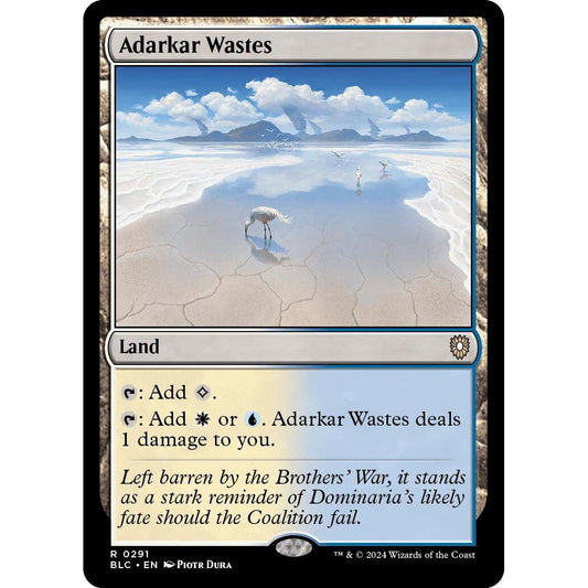 Image for Adarkar Wastes (291) (BLC) - Magic: The Gathering