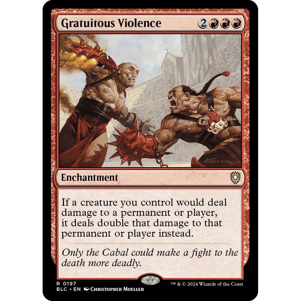 Image for Gratuitous Violence (197) (BLC) - Magic: The Gathering