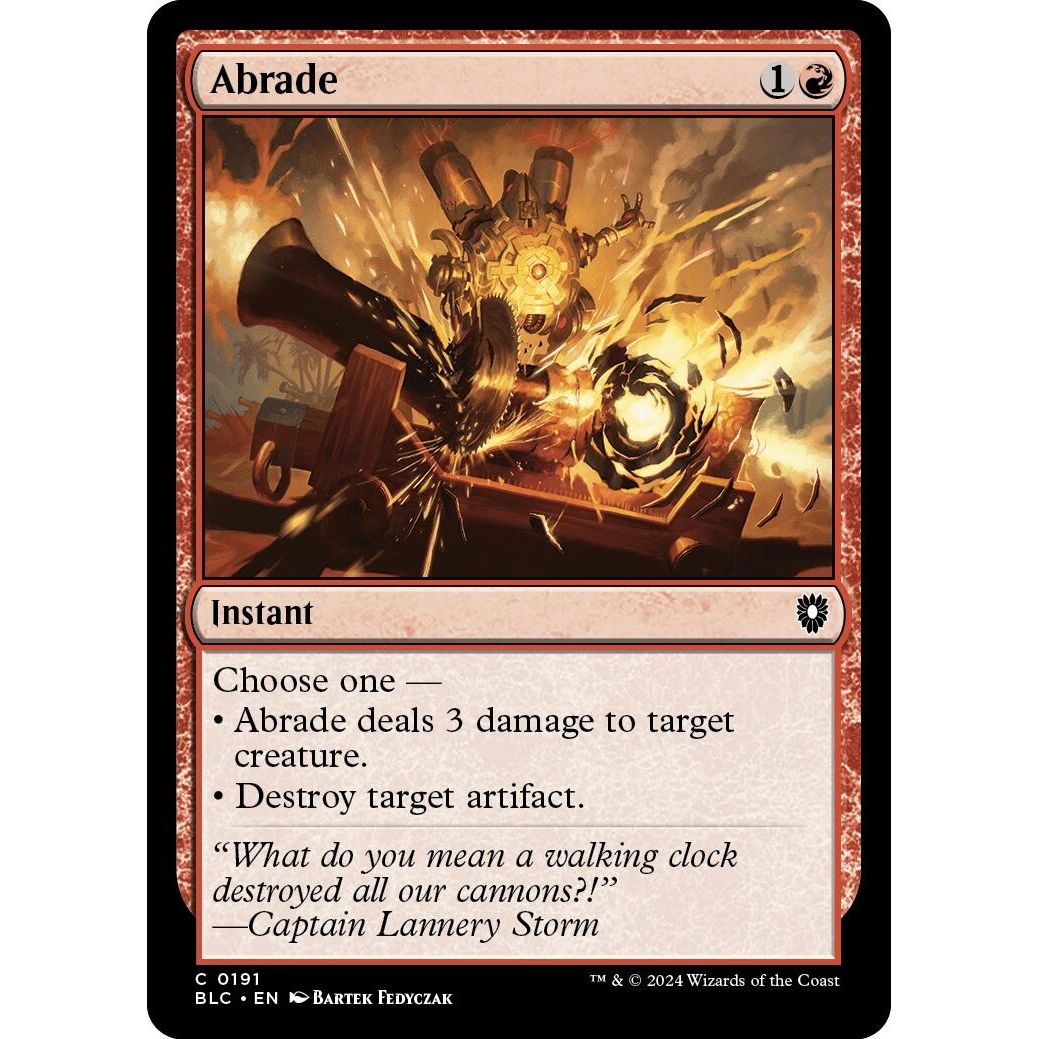 Image for Abrade (191) (BLC) - Magic: The Gathering