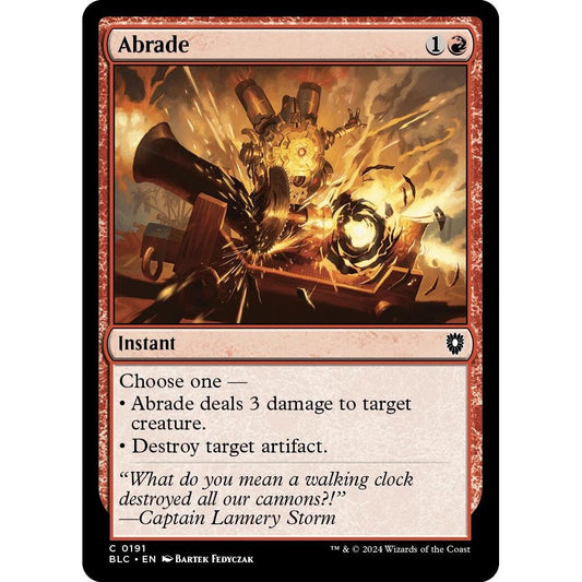 Image for Abrade (191) (BLC) - Magic: The Gathering