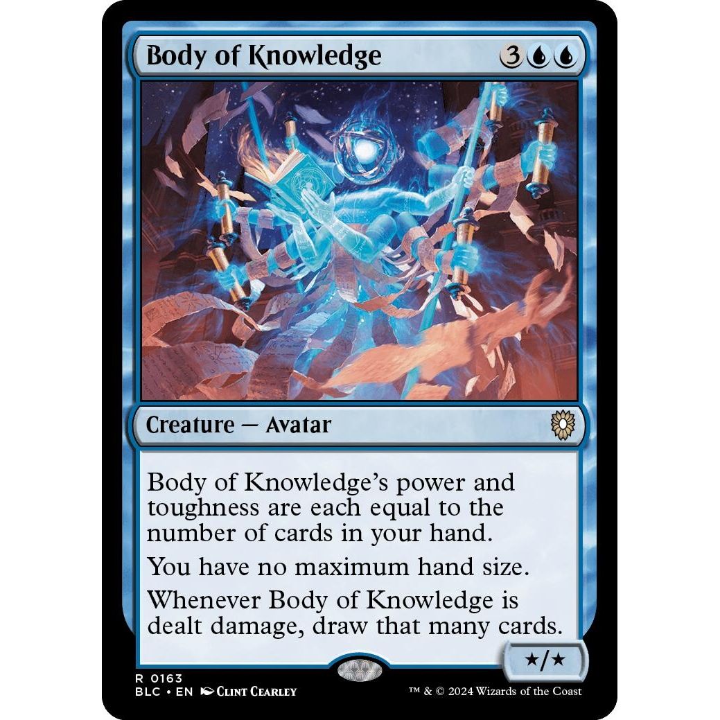 Image for Body of Knowledge (163) (BLC) - Magic: The Gathering