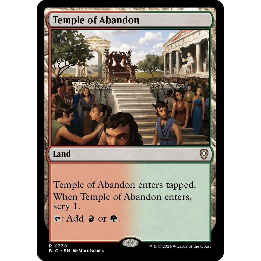 Image for Temple of Abandon (338) (BLC) - Magic: The Gathering