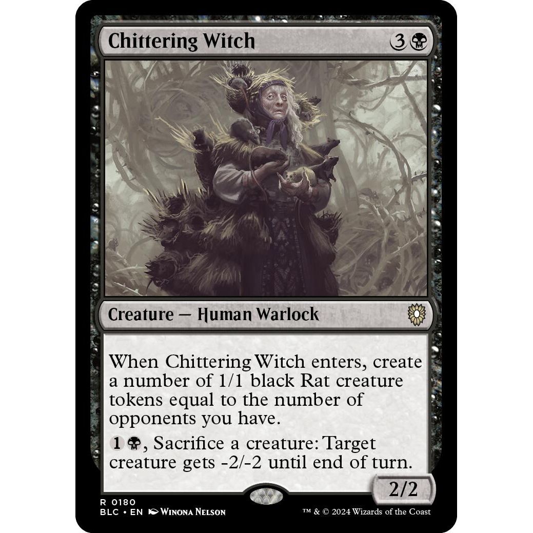 Image for Chittering Witch (180) (BLC) - Magic: The Gathering