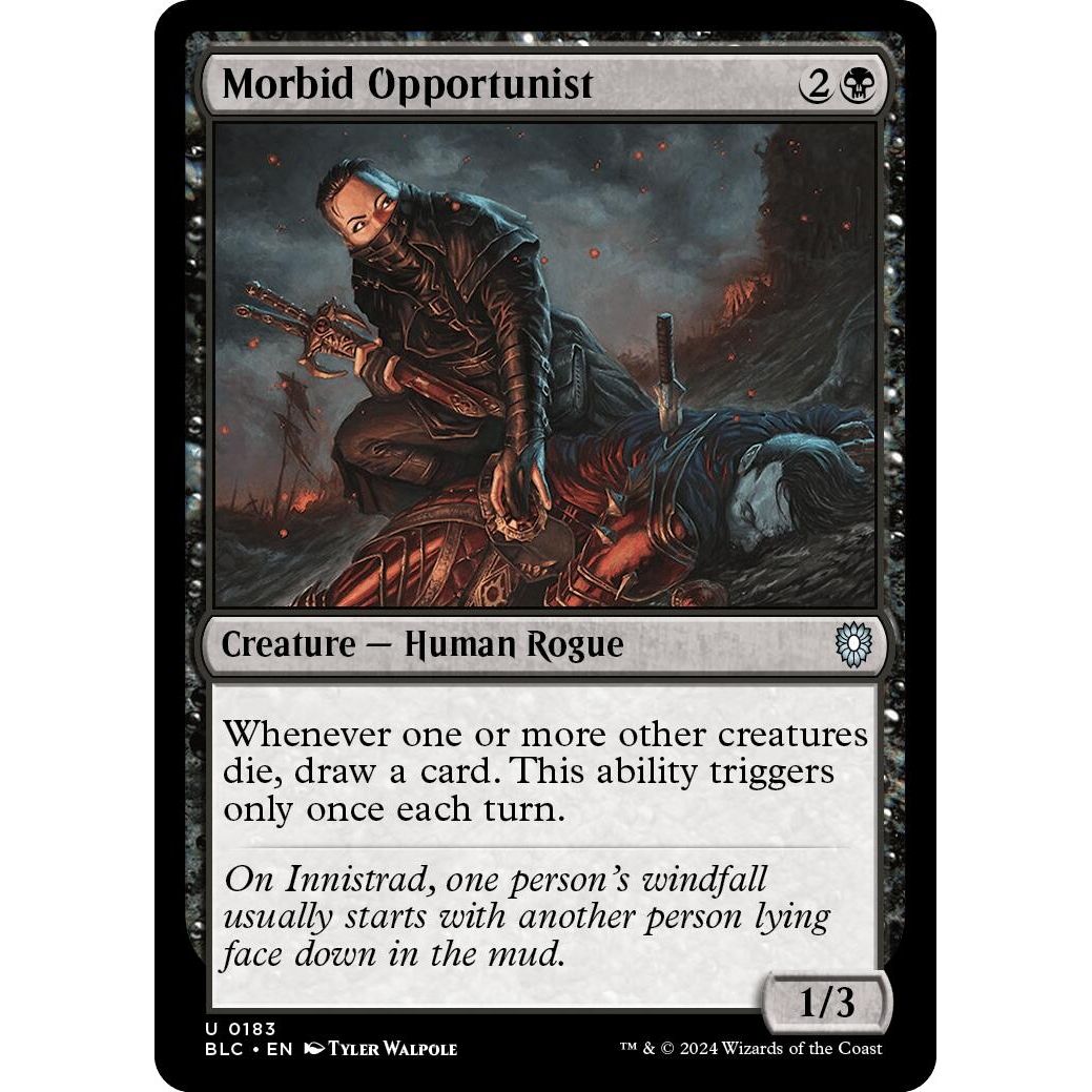 Image for Morbid Opportunist (183) (BLC) - Magic: The Gathering