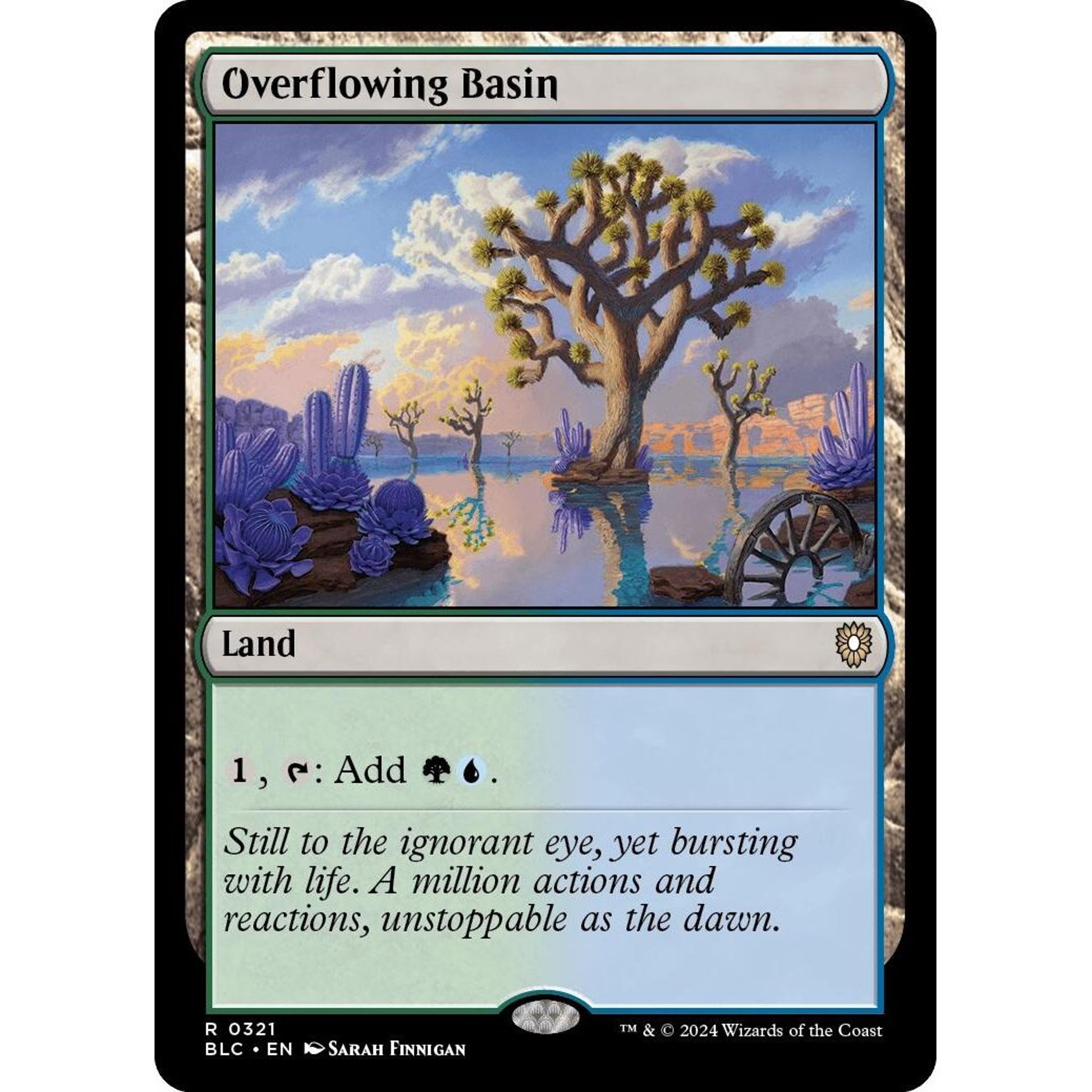 Image for Overflowing Basin (321) (BLC) - Magic: The Gathering
