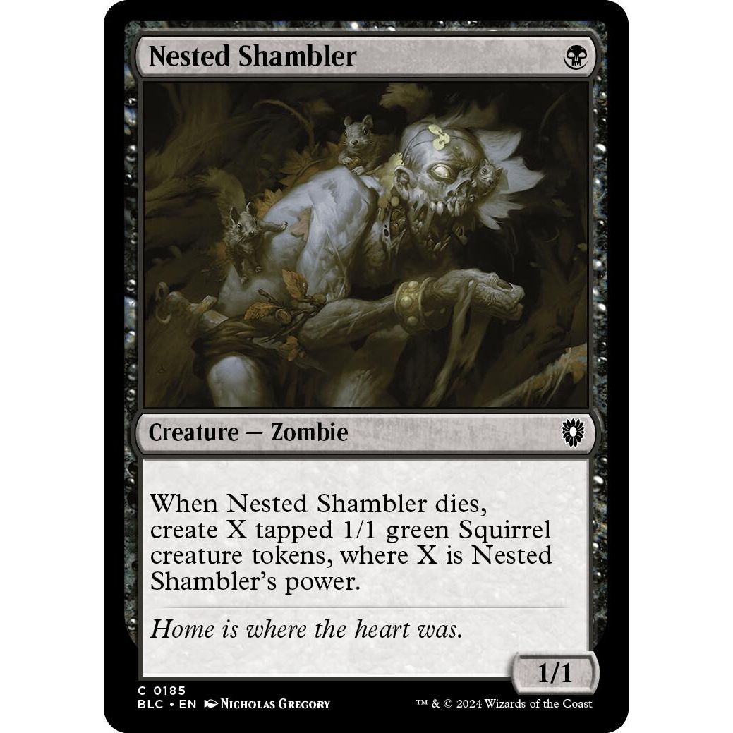 Image for Nested Shambler (185) (BLC) - Magic: The Gathering
