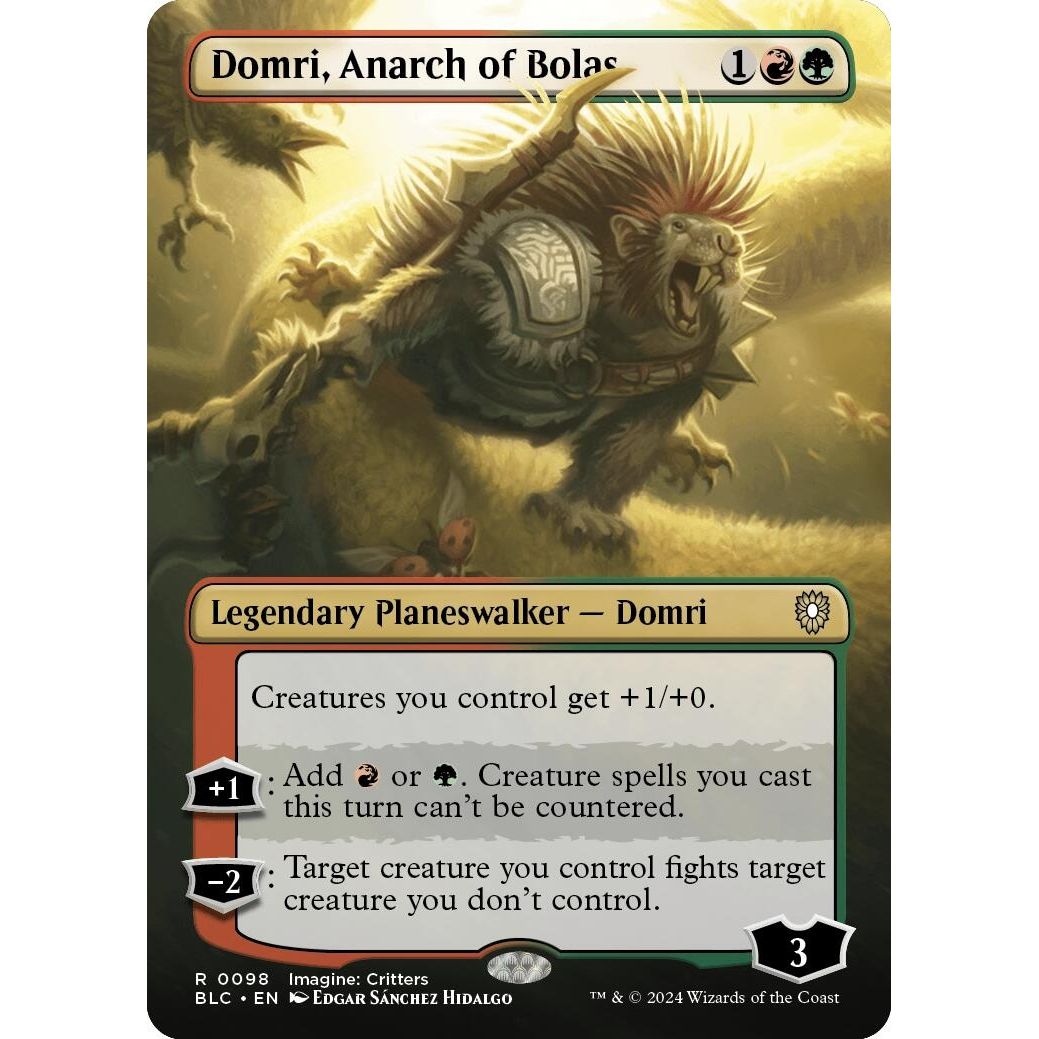 Image for Domri, Anarch of Bolas (Borderless) (98) (BLC) - Magic: The Gathering