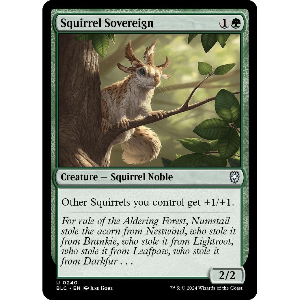Image for Squirrel Sovereign (240) (BLC) - Magic: The Gathering