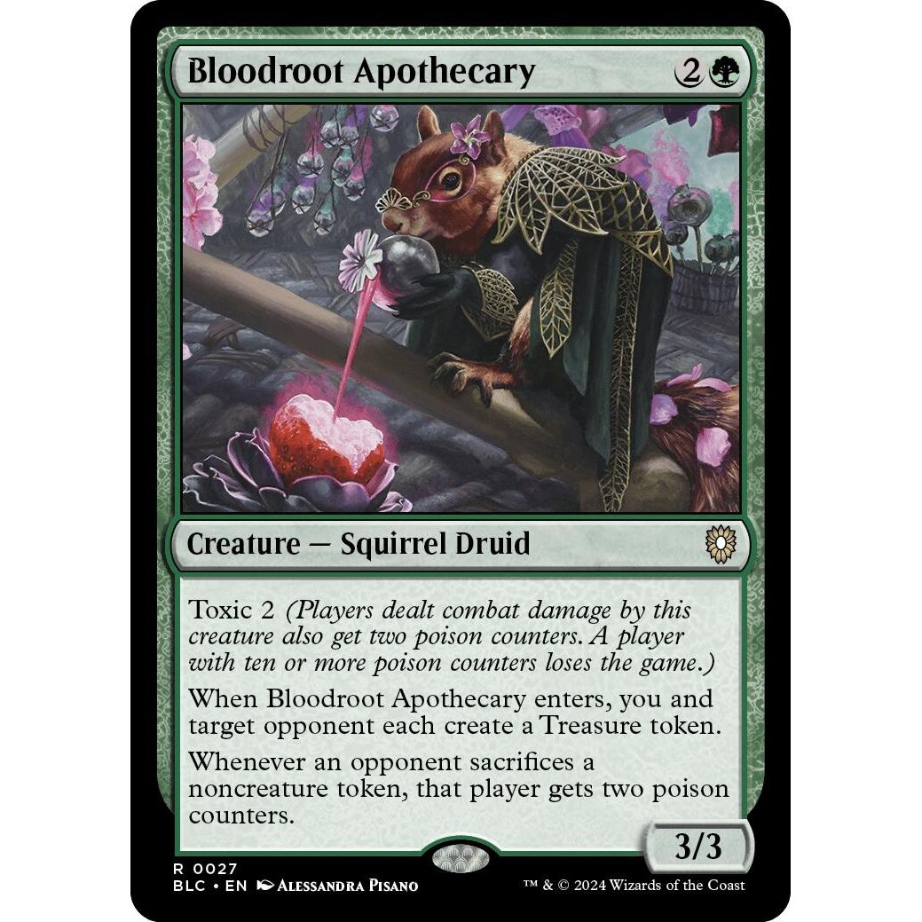 Image for Bloodroot Apothecary (27) (BLC) - Magic: The Gathering
