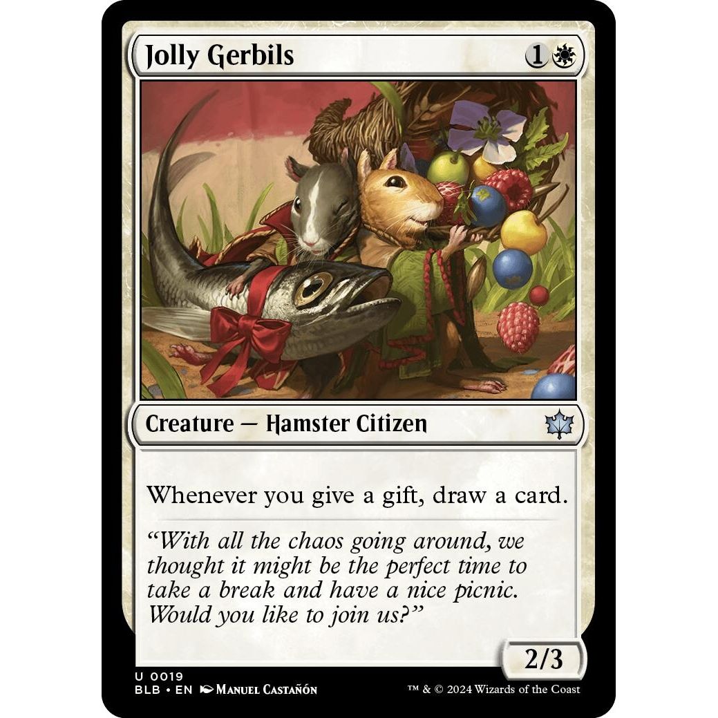 Image for Jolly Gerbils (19) (BLB) - Magic: The Gathering