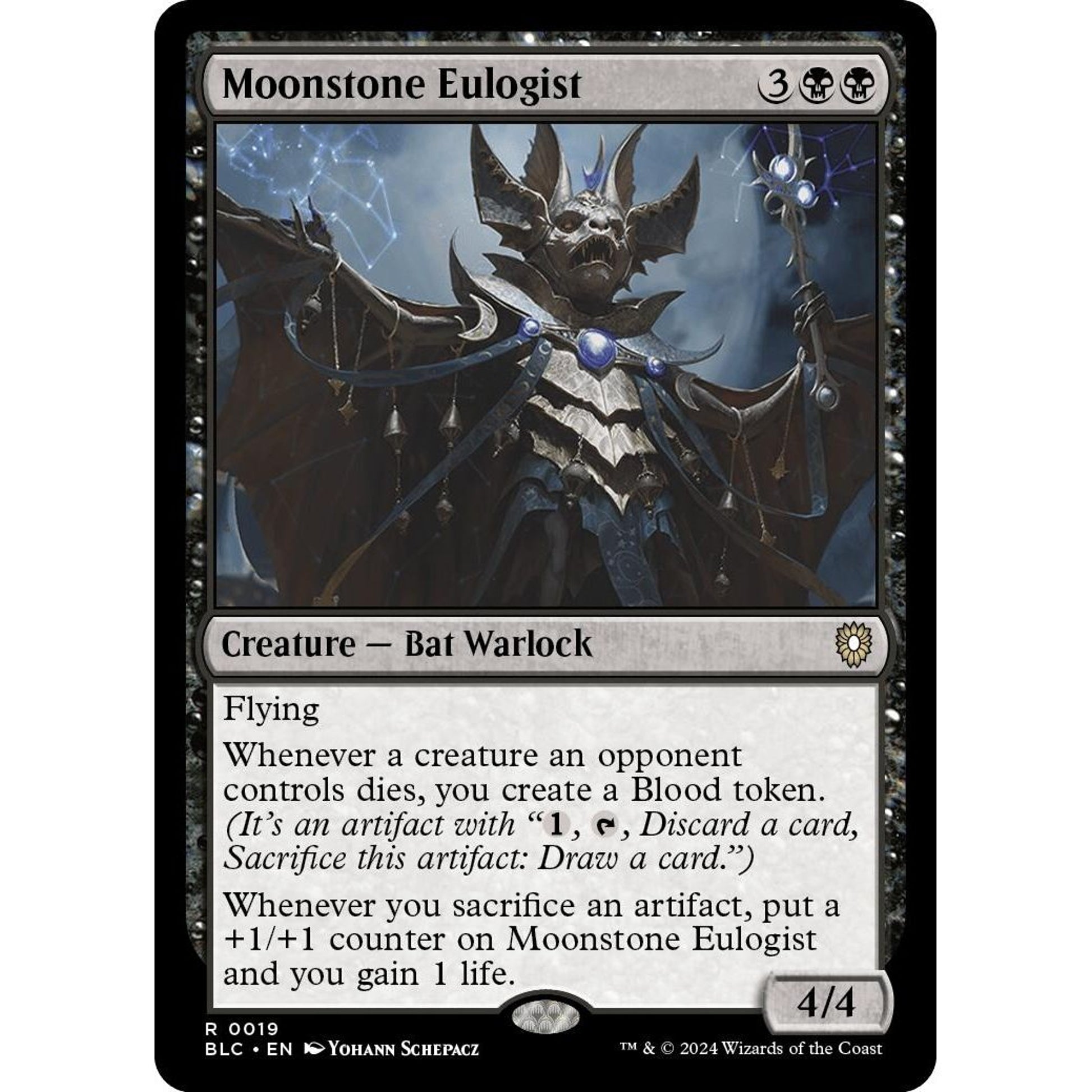 Image for Moonstone Eulogist (19) (BLC) - Magic: The Gathering