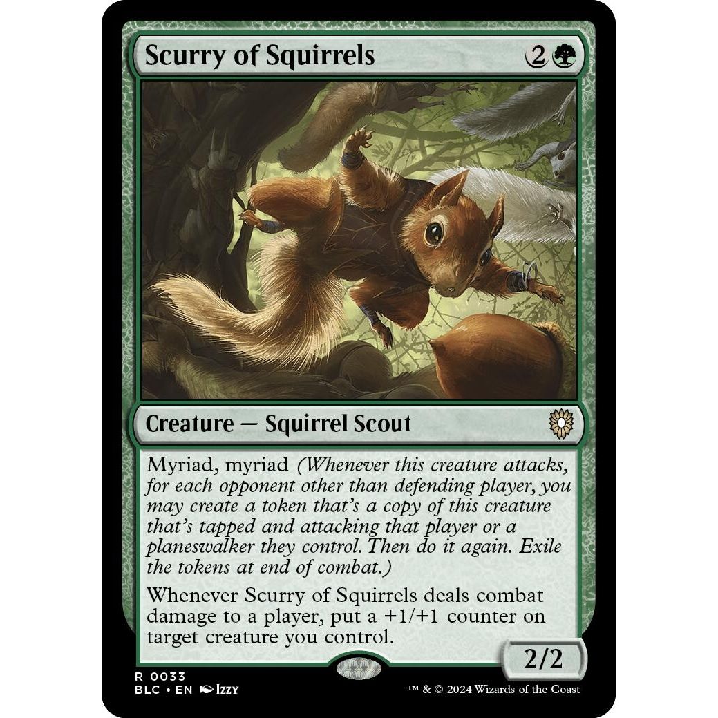 Image for Scurry of Squirrels (33) (BLC) - Magic: The Gathering