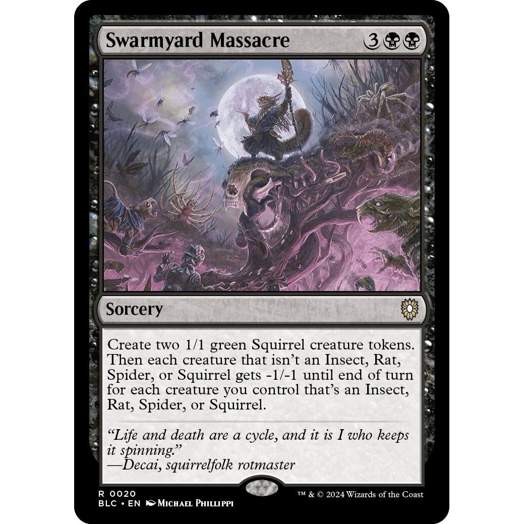 Image for Swarmyard Massacre (20) (BLC) - Magic: The Gathering