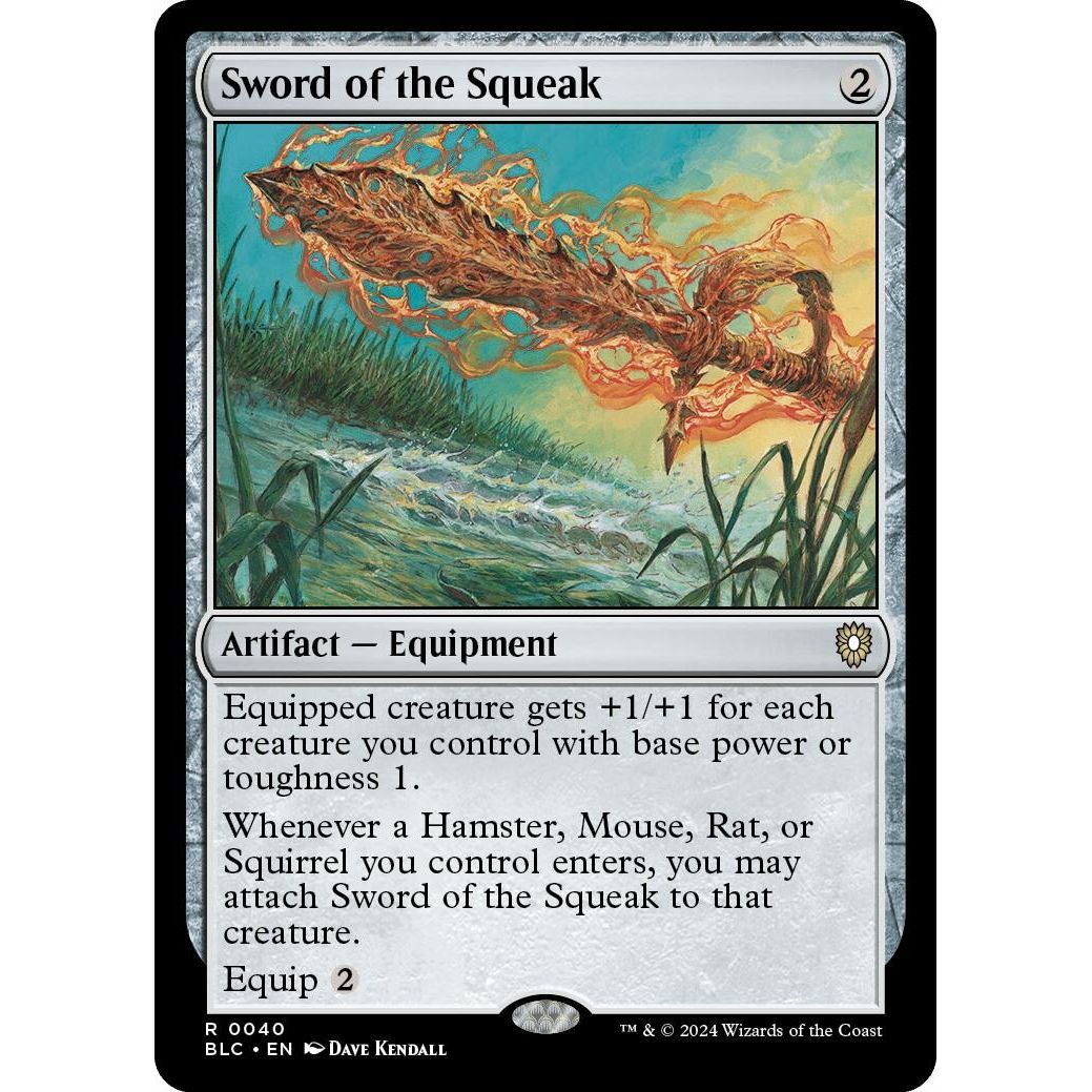 Image for Sword of the Squeak (40) (BLC) - Magic: The Gathering