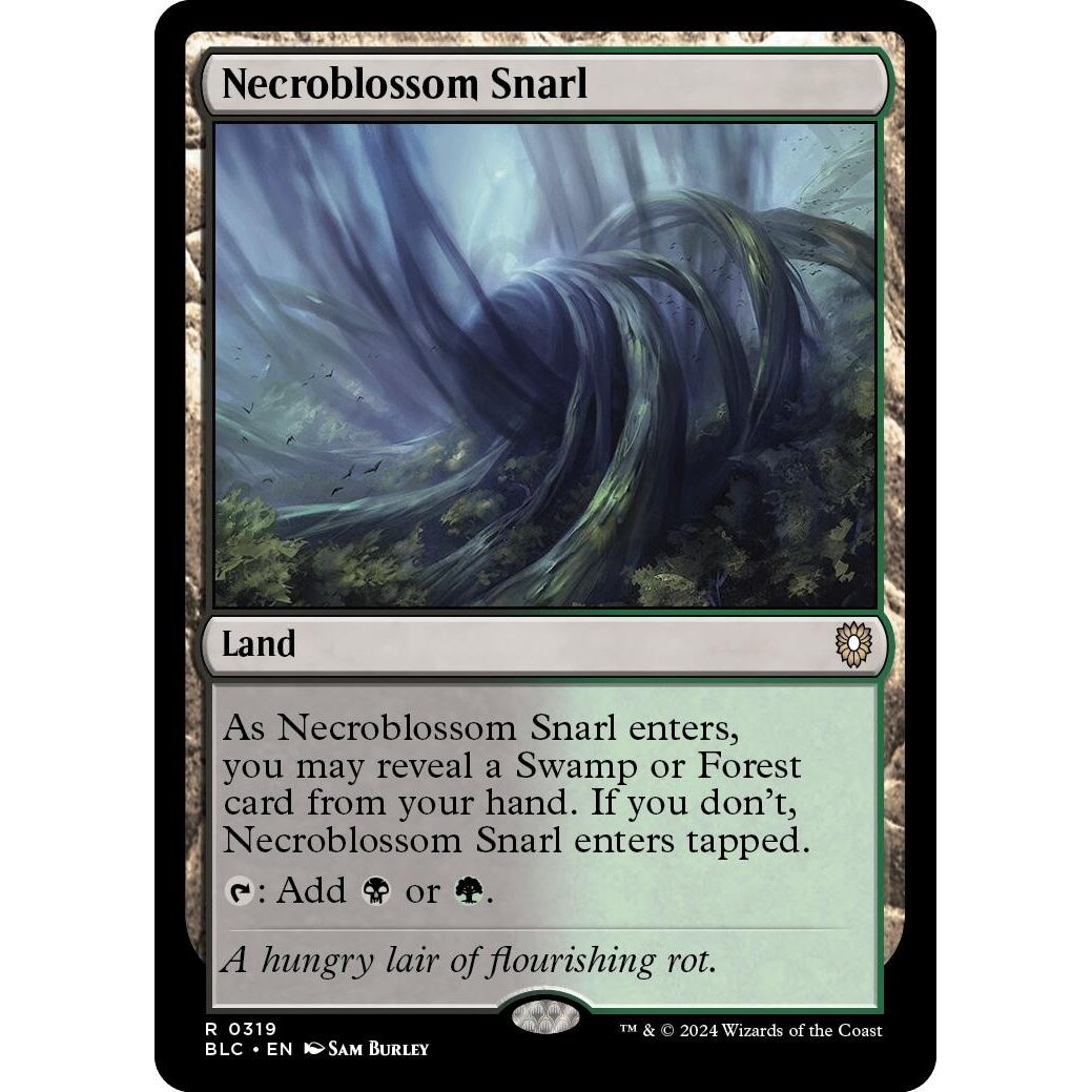 Image for Necroblossom Snarl (319) (BLC) - Magic: The Gathering