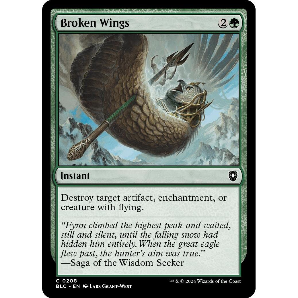 Image for Broken Wings (208) (BLC) - Magic: The Gathering