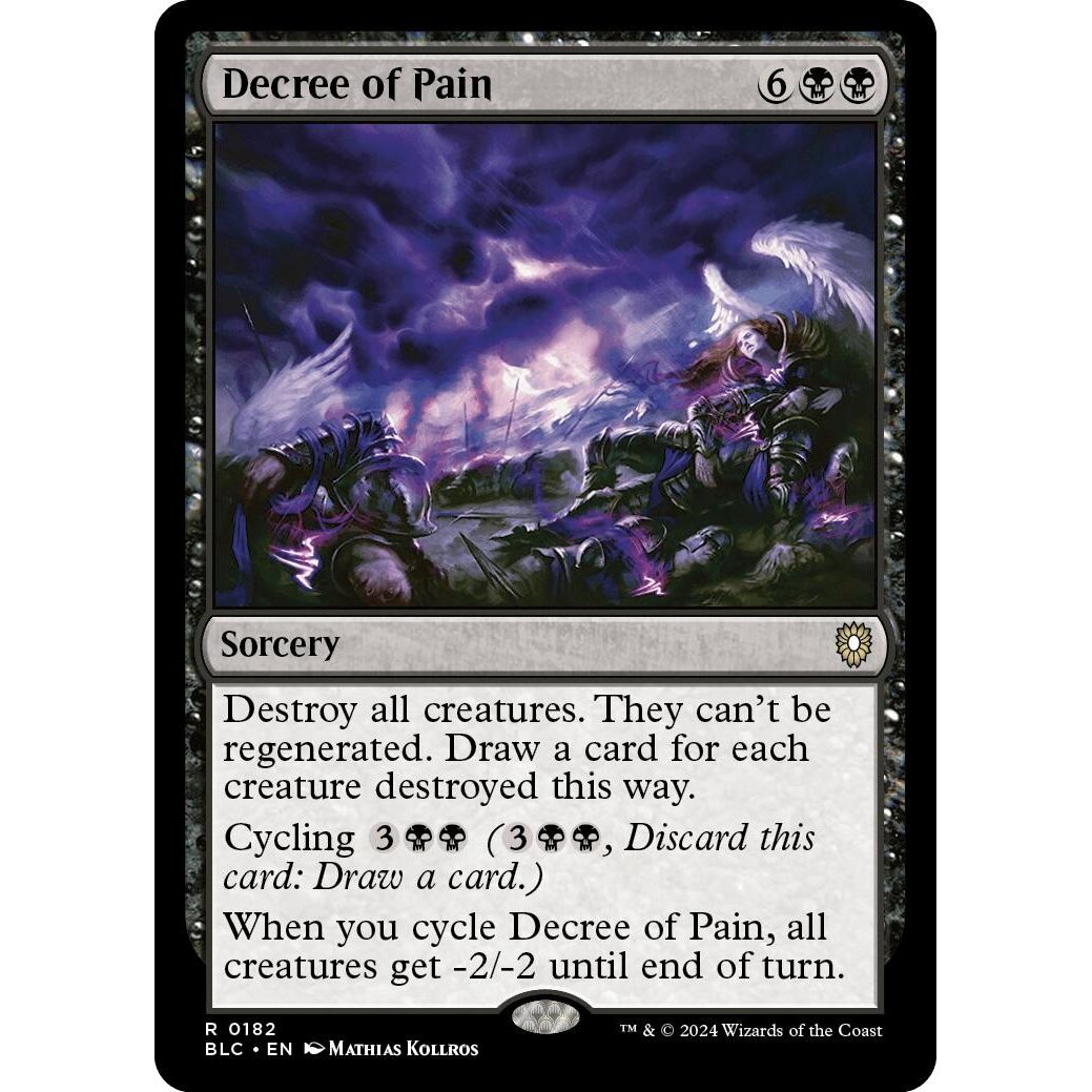 Image for Decree of Pain (182) (BLC) - Magic: The Gathering