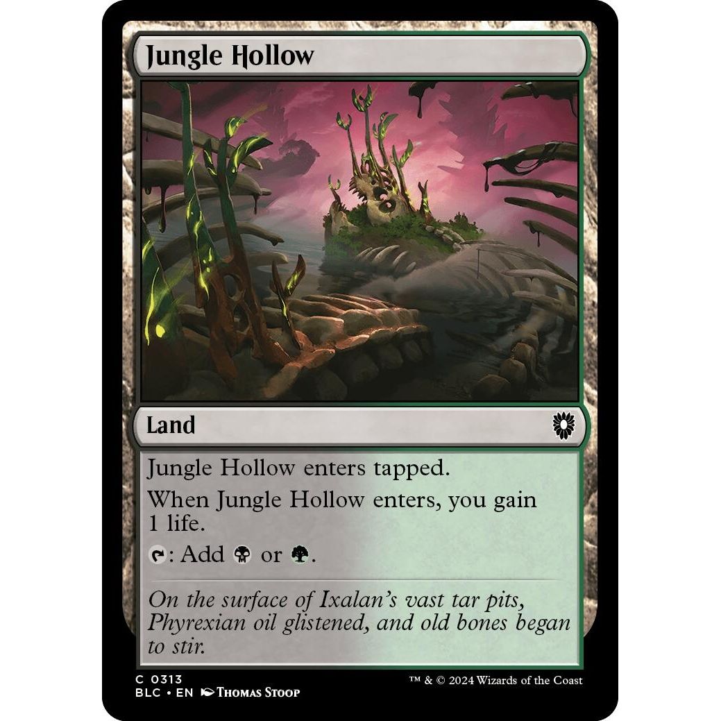 Image for Jungle Hollow (313) (BLC) - Magic: The Gathering