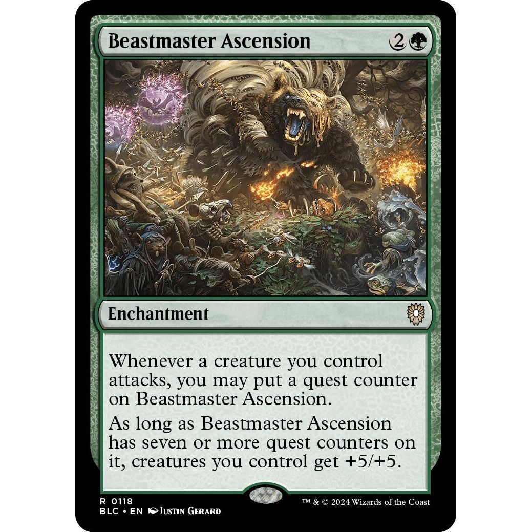 Image for Beastmaster Ascension (118) (BLC) - Magic: The Gathering
