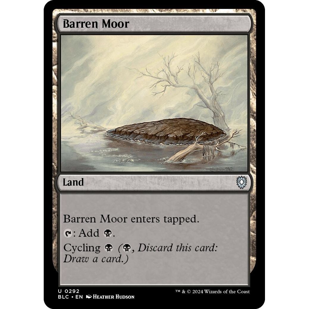 Image for Barren Moor (292) (BLC) - Magic: The Gathering