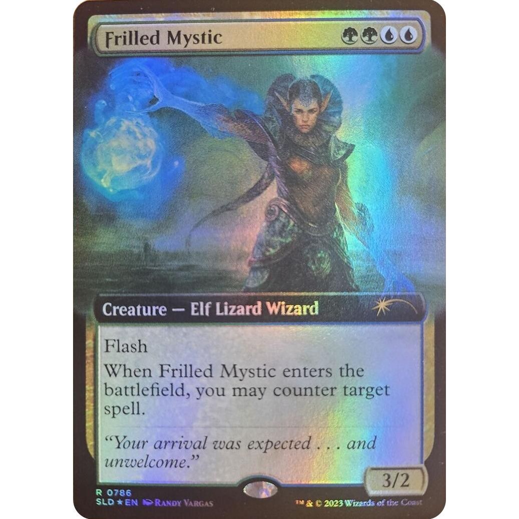 Image for Frilled Mystic (Extended Art) (786) (SLD) - Magic: The Gathering
