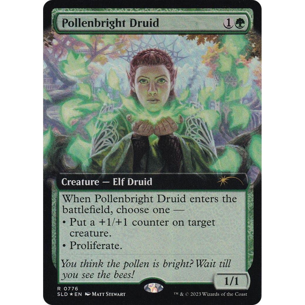 Image for Pollenbright Druid (Extended Art) (776) (SLD) - Magic: The Gathering